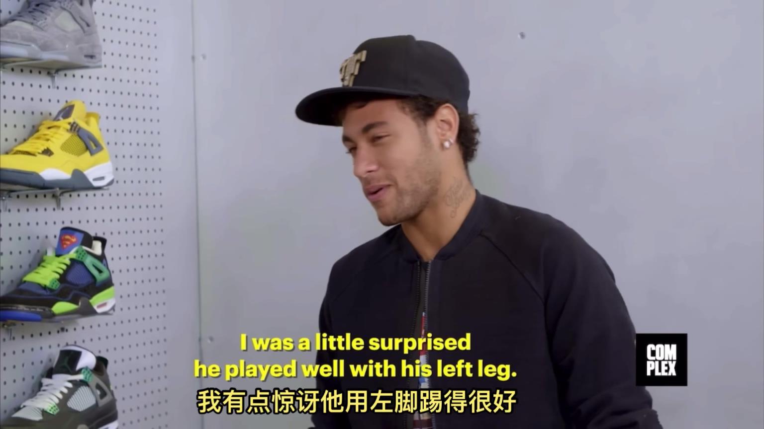 當年內馬爾和比伯一起玩的片段！內馬爾：小老弟練練沒準能踢職業(yè)