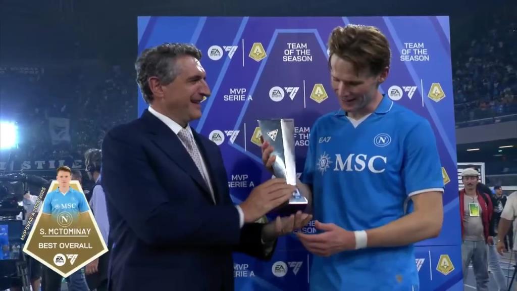 麥神！麥克托米奈當選意甲MVP！賽季12球4助帶隊奪冠！