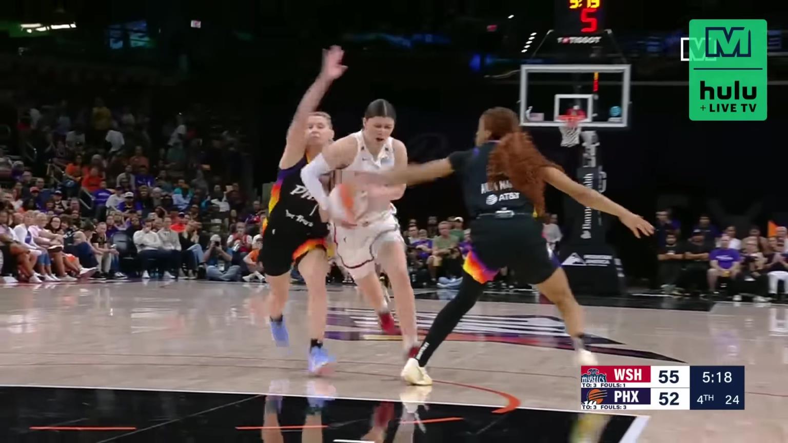 WNBA常規(guī)賽 華盛頓神秘人 62-68 菲尼克斯水星 集錦