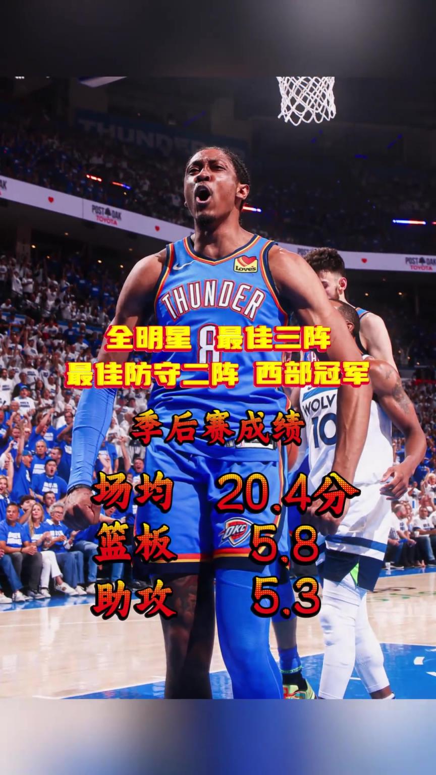 三阵二防打进总决赛！杰伦-威廉姆斯是联盟第几二当家？