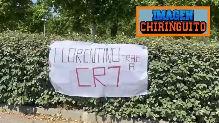 C羅回皇馬？球迷在皇訓練基地外掛橫幅：弗洛倫蒂諾，簽下C羅！