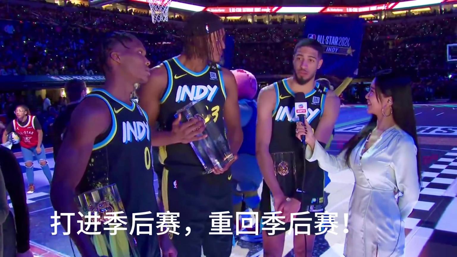 哈利去年告訴我想進(jìn)季后賽/步行者進(jìn)總決賽