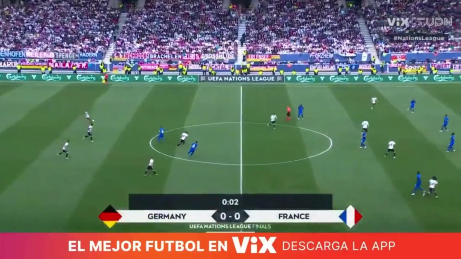 [集锦]欧国联-法国2-0德国夺季军 姆巴佩传射&奥利塞破门