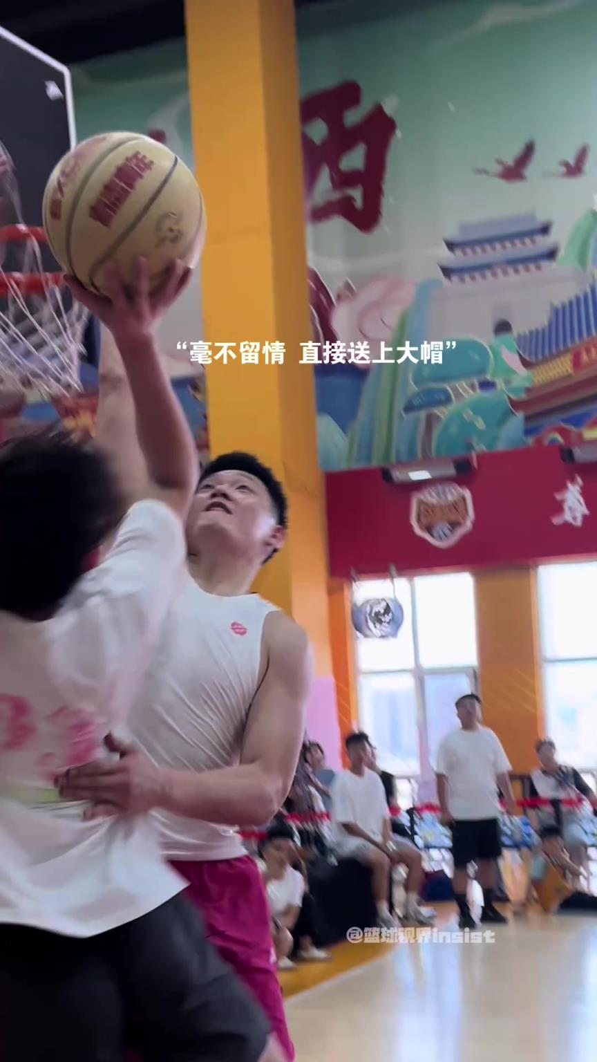 感受一下CBA磨練后張寧野球場(chǎng)的防守強(qiáng)度，一般人下球都難