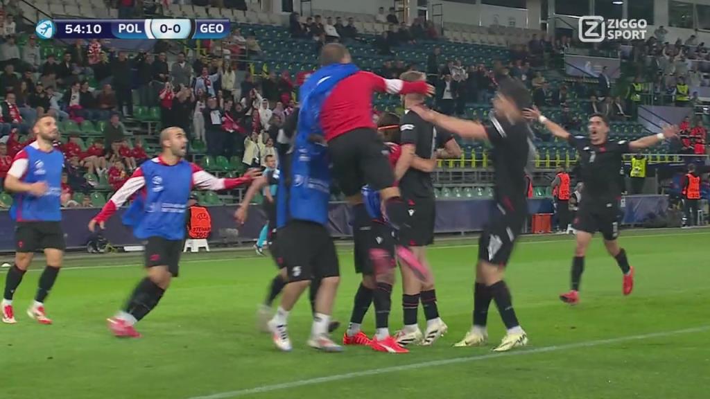 【集锦】U21欧青赛-补时遭绝杀 波兰1-2不敌格鲁吉亚