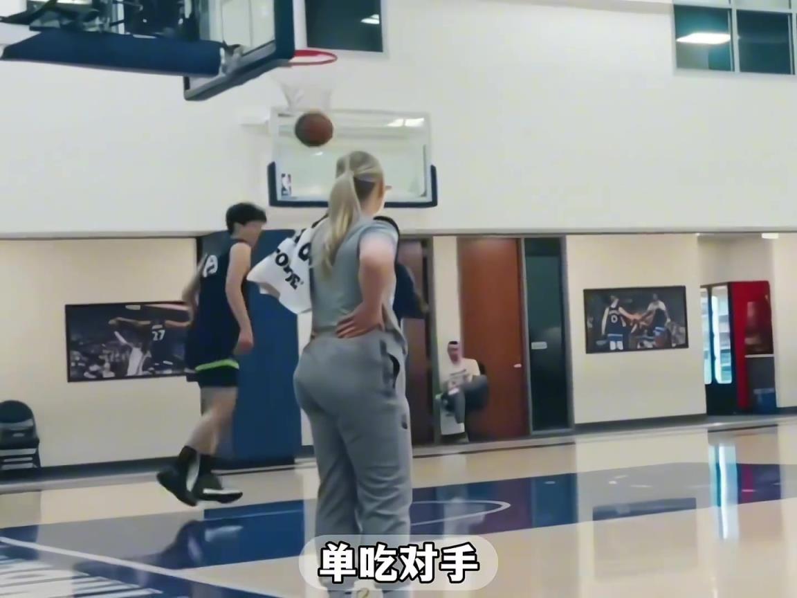 森林狼试训强硬表现惊艳全场！这次杨瀚森真要进NBA了？