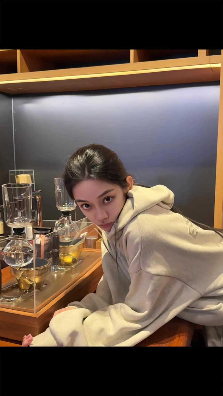 真颯！美女主播婧雯一身休閑帽衫穿搭：帥是一種天賦~