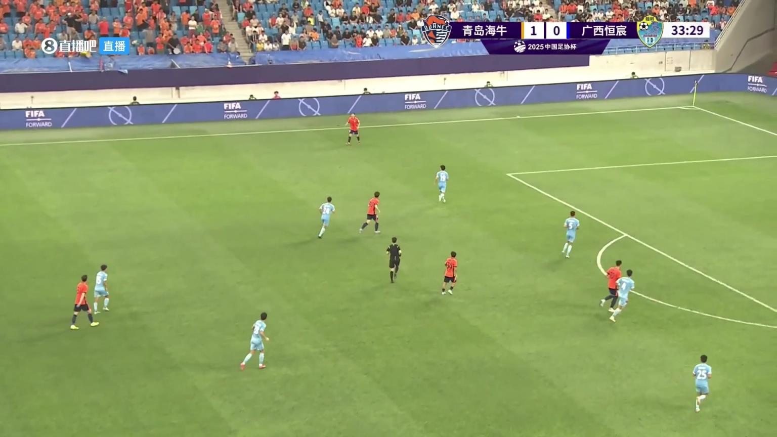 海牛2-0領(lǐng)先廣西！羅森文禁區(qū)外遠(yuǎn)射破門