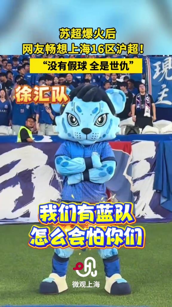 苏超联赛爆火后，网友畅想上海版“沪超” ,“没有假球,全是世仇!”