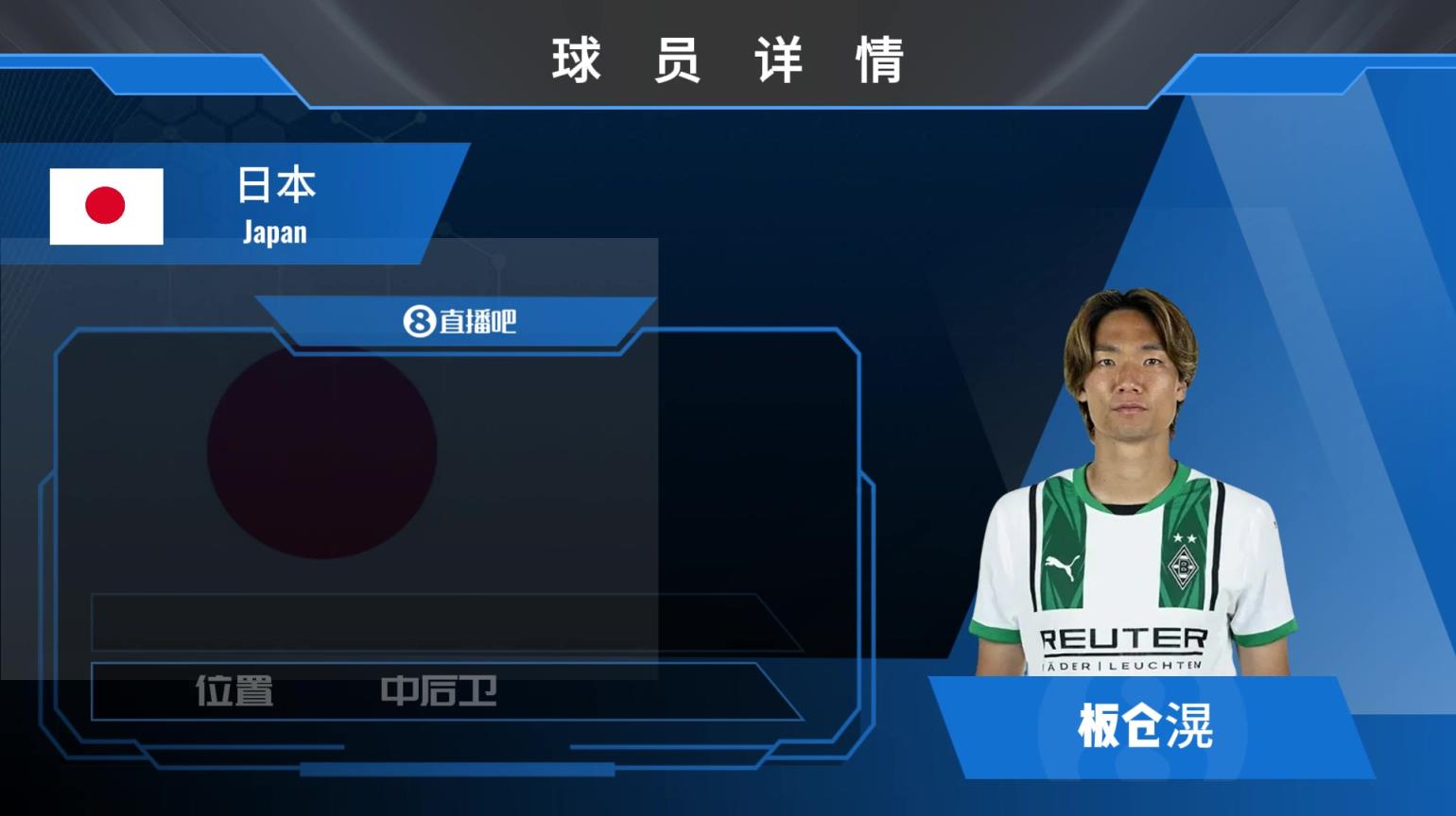板倉湟球員集錦：現(xiàn)代足球中典型的出球中衛(wèi)