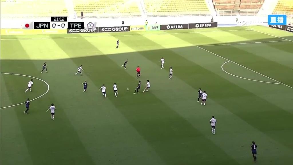 日本精彩團隊配合破門，日本女足1-0領(lǐng)先中國臺北女足