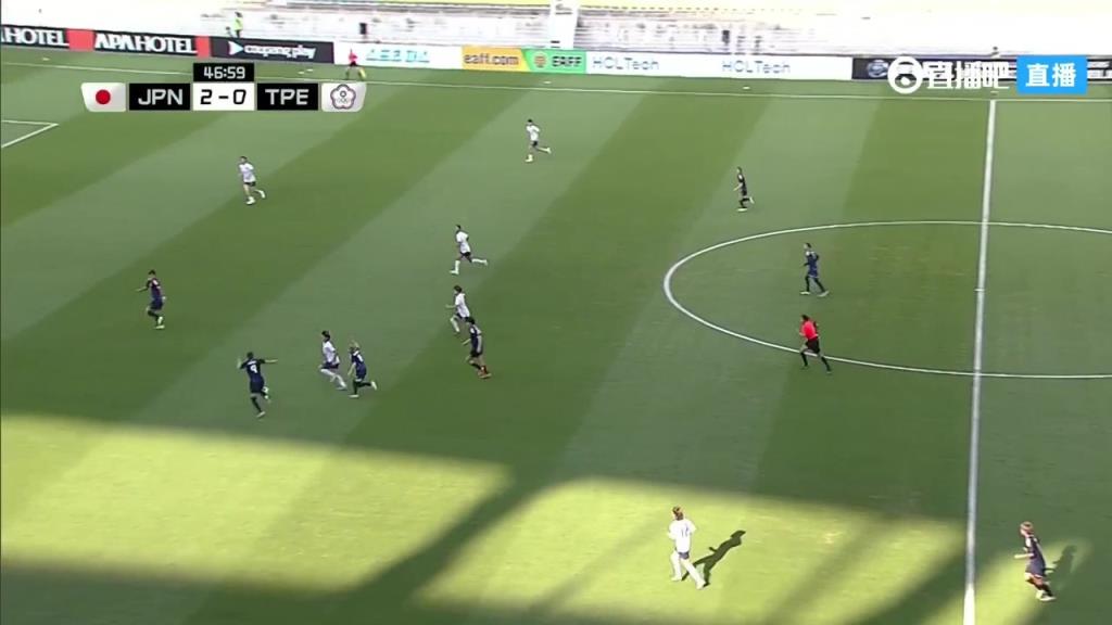 高橋花輕巧挑射破門，日本女足3-0領(lǐng)先中國(guó)臺(tái)北女足
