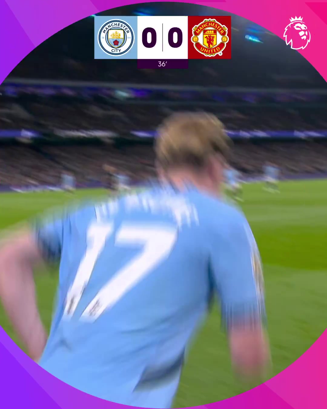 2-1逆轉(zhuǎn)曼城！英超官方：曼聯(lián)榮獲本賽季最不可思議逆轉(zhuǎn)獎(jiǎng)